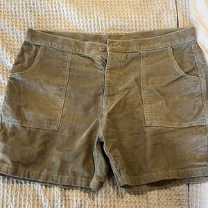 Birdwell Beach Britches Corduroy Shorts 35 Men’s (Missing Button)